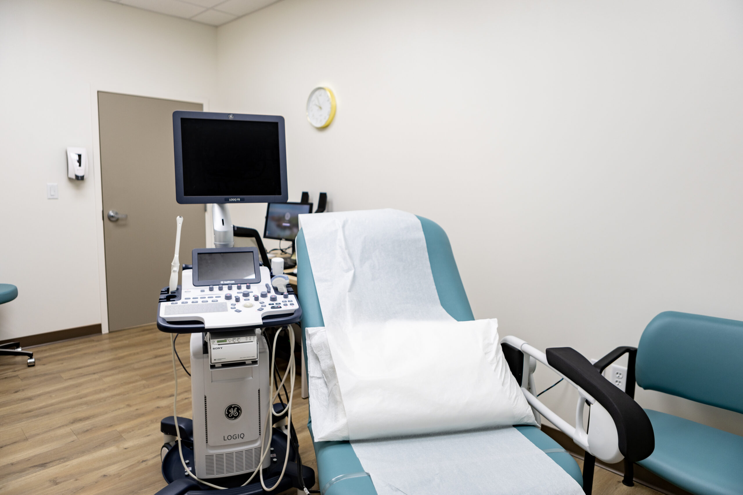 Woman at doctor's office